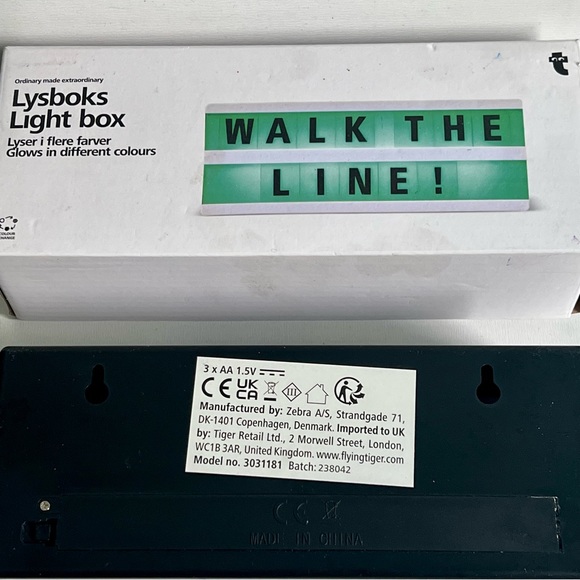 Light Box Cinema Light Box Home Decor LED two sets of letters - Picture 5 of 9